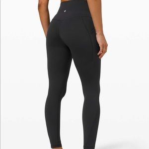black Lululemon align leggings